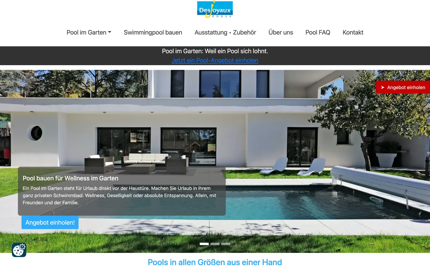 Alte Startseite poolbau.com